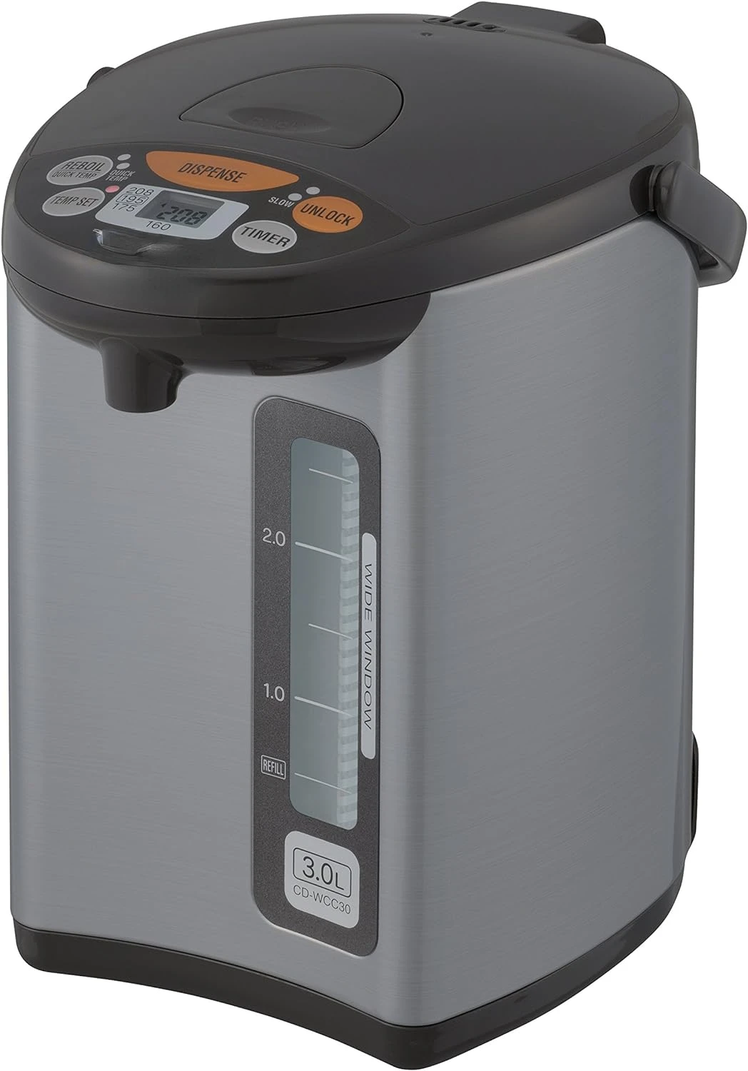 CD-WCC30 Micom Water Boiler & Warmer, Silver & NS-RPC10HM Rice Cooker and Warmer, 5.5-Cup (Uncooked), Metallic Gray