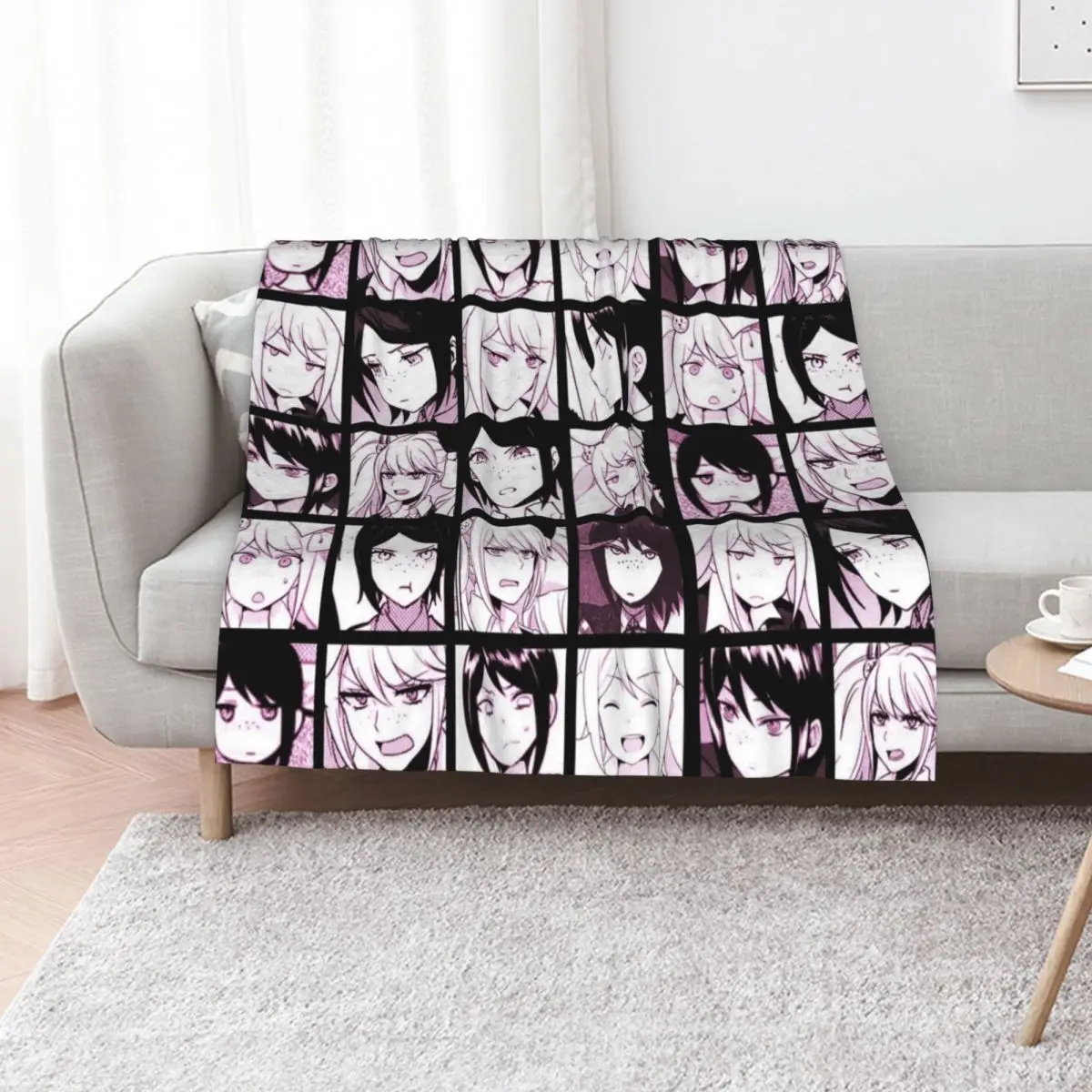 Mukuro Manga Collection (Colored) Throw Blanket Warm Cute Plaid Tourist Thins Decoratives Blankets Sofas Of Decoration Blankets