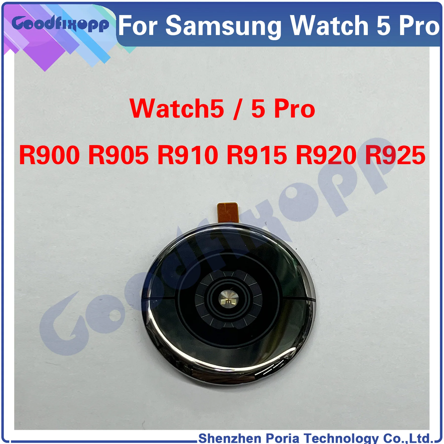 

For Samsung Galaxy Watch5 Pro R900 R905 R910 R915 R920 R925 Battery Rear Cover Glass Lens For Samsung Watch 5 Back Glass Lens