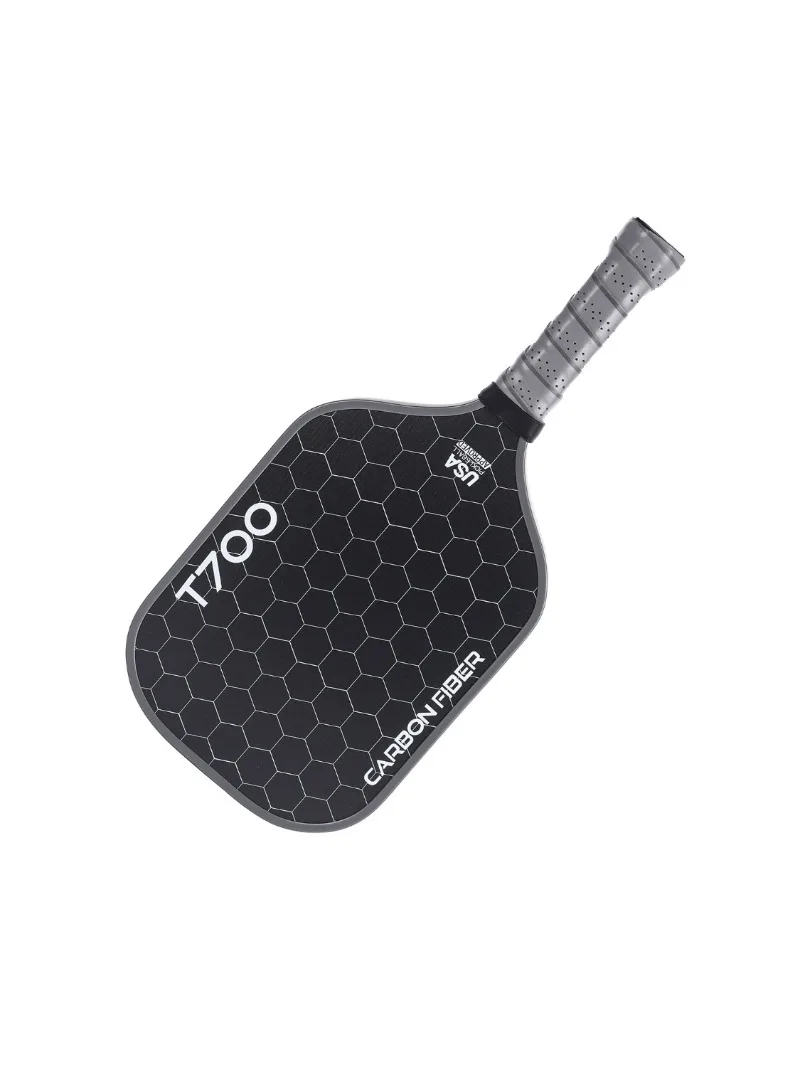 Pickleball-Schläger aus Carbonfaser T700 mit Polymer-Wabenkern und Carbon-Reibungsoberfläche für verbesserte Kraft, Rotation und Kontrolle, 16 mm – Detail 2