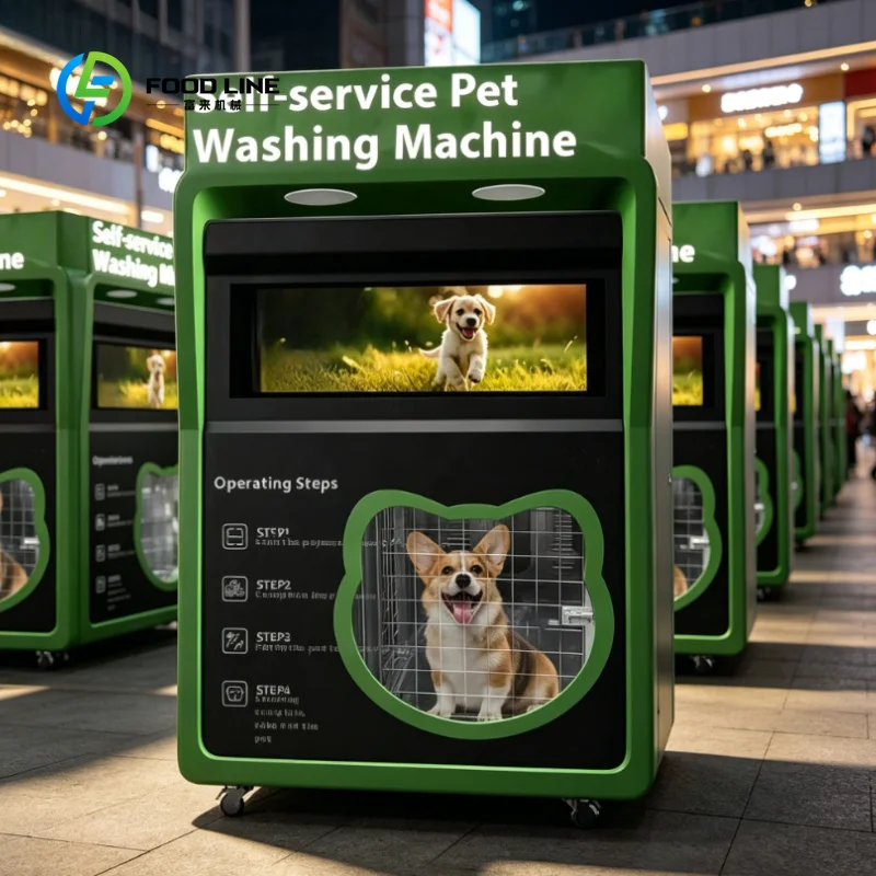 Customized 2.2kW Touch Screen Self‑Service Pet Washing Bath Vending Machine Dryer with SDK Commercial Pet Grooming Equipment