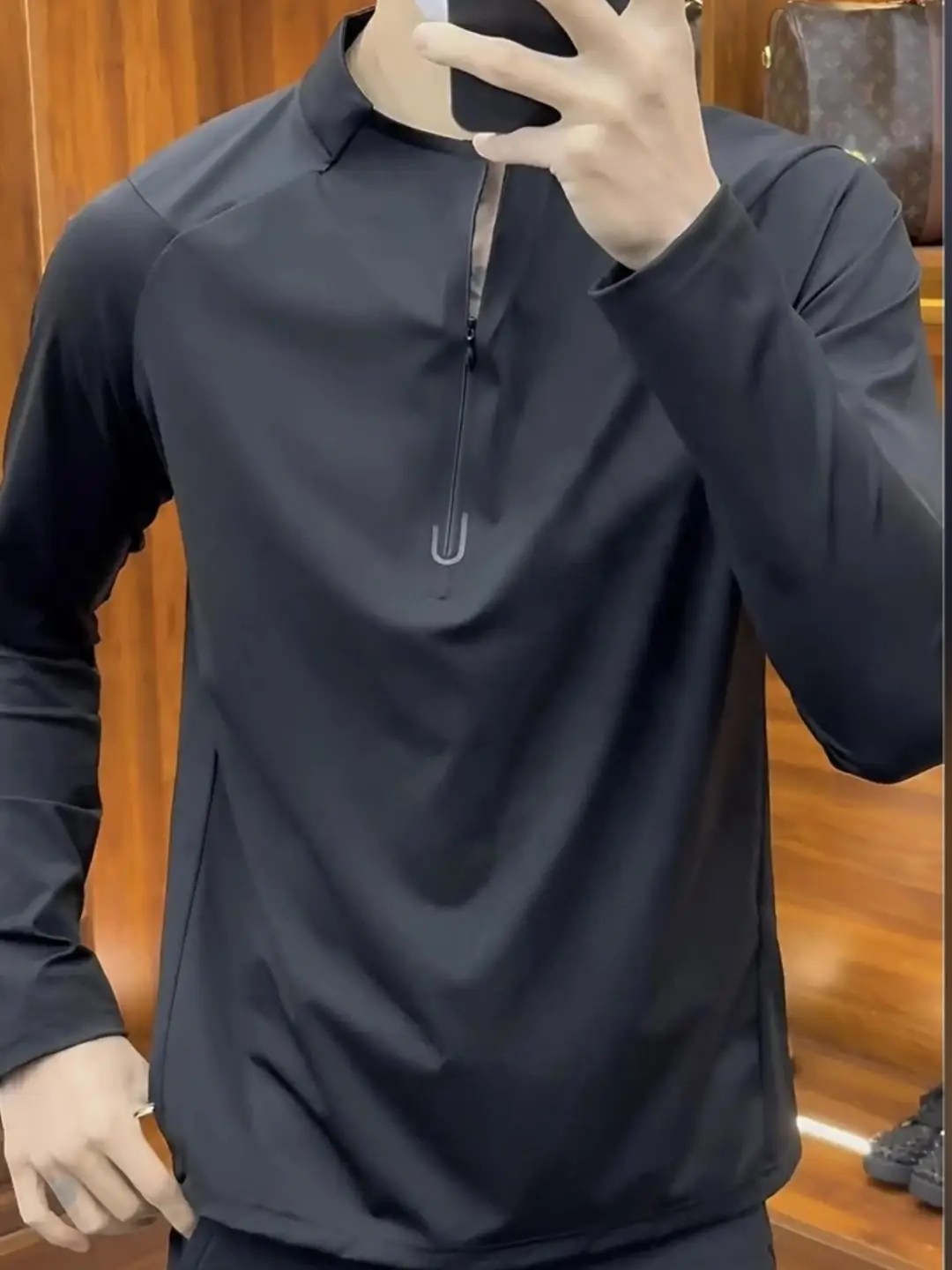 

Мужская модная повседневная тонкая толстовка с капюшоном на молнии, дышащая, спортивная, с длинным рукавом, осенне-зимняя, стильная