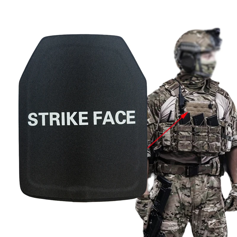 NIJ Class III  Pure PE Bulletproof Plate 25X30CM Class 3 Bulletproof Plate Tactical Insertion Plate Backpack Deck Body Armor