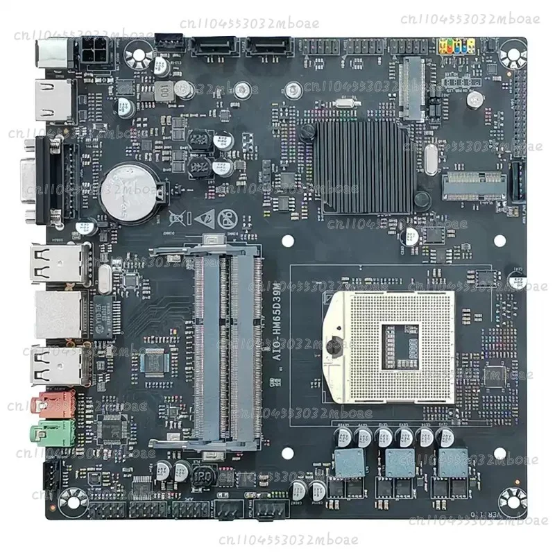 HM65 All-in-One Computer Motherboard with DDR3 Memory And COM Interface ITX Industrial Control DC12V-19V Power Supply
