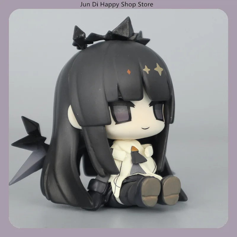 Arknights Virtuosa Cute Version Sitting Pose Anime Figure Model Statue Collection Desktop Decoration Ornament Toy Gift for Fans
