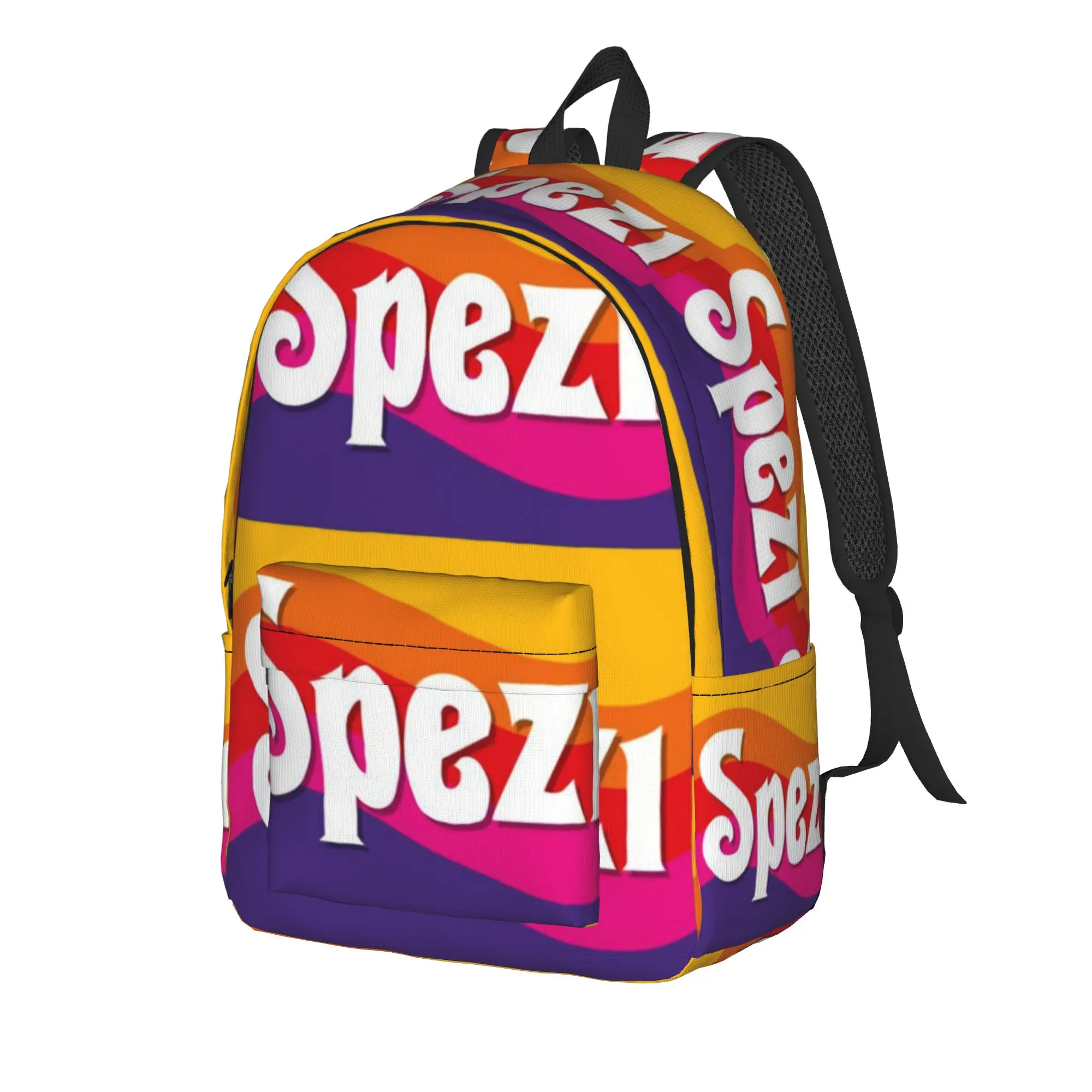 S-Spezies Soft Drink Backpack Female text Breathable Backpacks Polyester Cute High School Bags Travel High Quality Rucksack