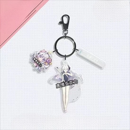 أنيمي الأزرق الأرشيف إعادة إنشاء الاكريليك Keyhcain A.R.O.N.A الشكل ملحق Hayase Yuuka الاكريليك حقيبة مفتاح سلسلة لعبة Sorasaki Hina #3