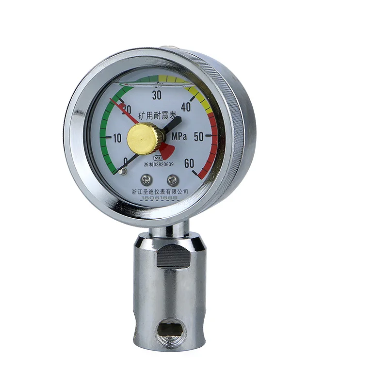 

DN10 or KJ10 quick plug oil filling interface manometer BZY60 Mine pressure gauge 60mpa 80mpa
