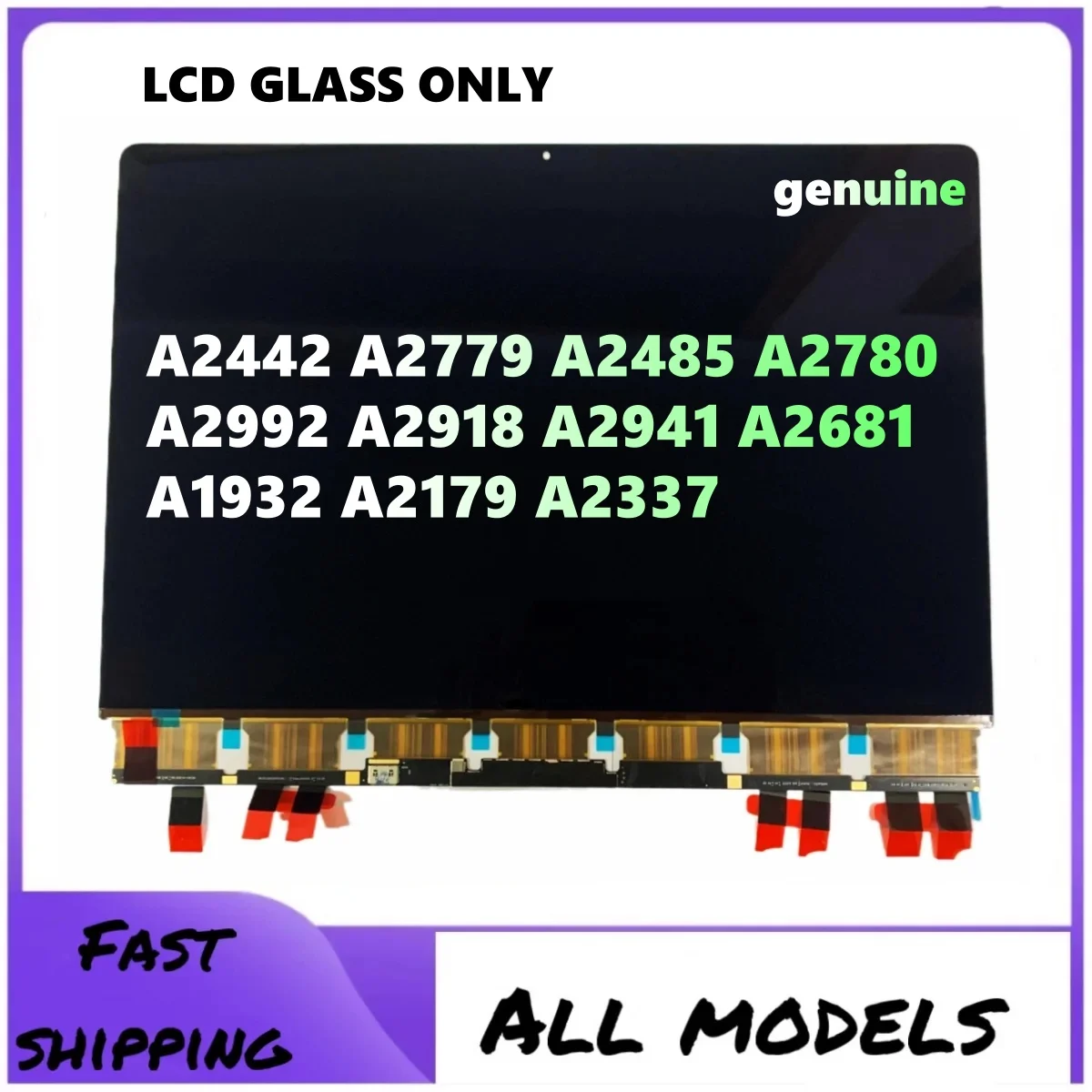 Laptop LCD A2941 A2681 A2485 A2780 for MacBook Pro/Air A1932 A2179 A2337 A2442 A2779 A2918 A2992LCD Display Screen Monitor Panel