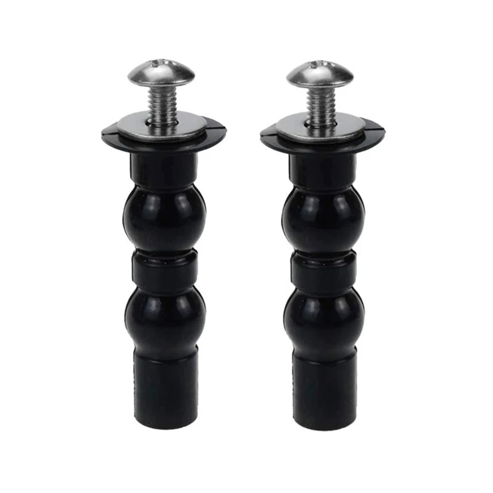 2pcs Toilet Seat Screws Nut Cover Lid Top Fixing Blind Hole Fitting Kits Bathroom Accessories Replacement Toilet Seat Screws