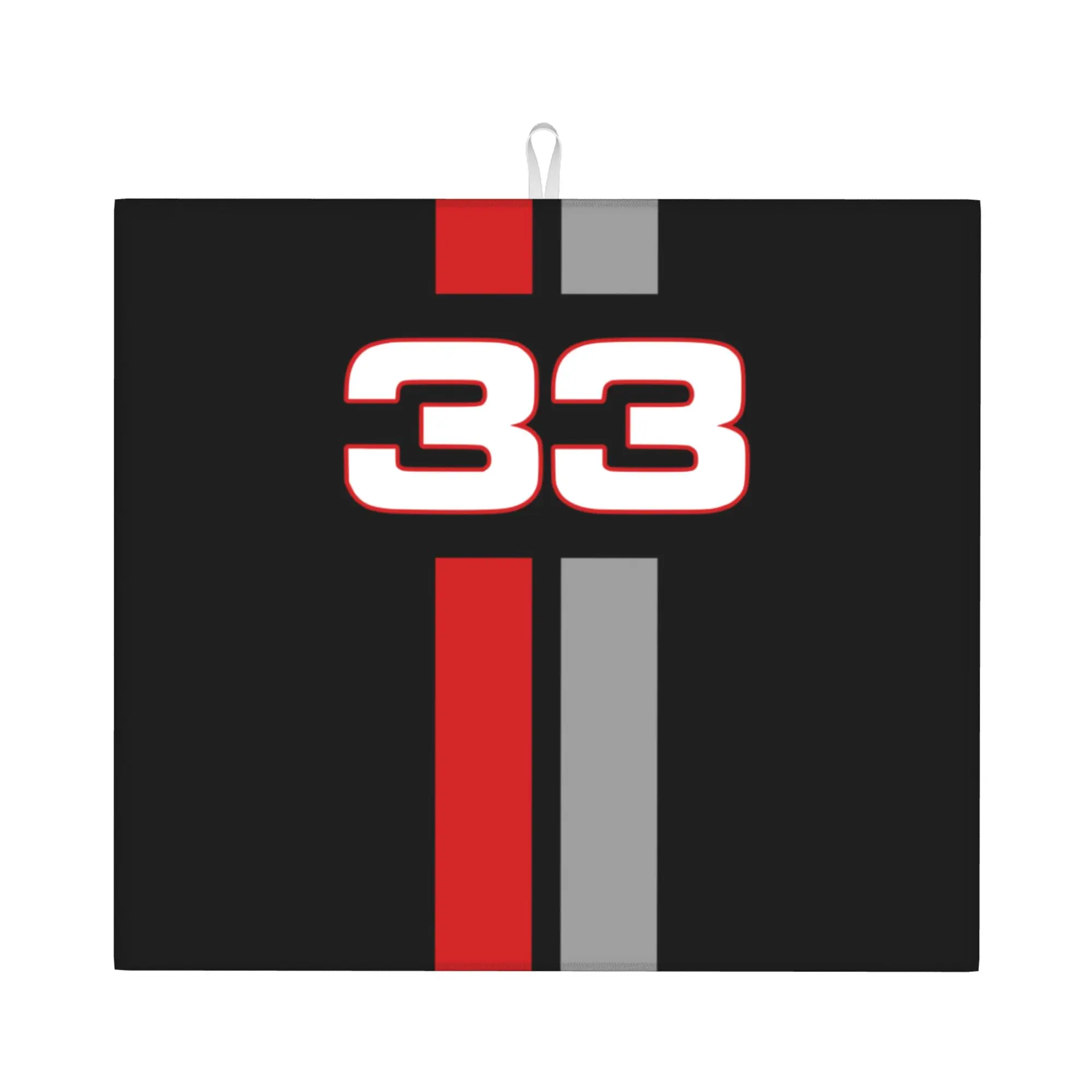 Dutch Racing Driver Verstappens 33 Formula Non‑Slip Waterproof Absorbent Barware Tableware Oil Proof Drying Mat For Kitchen
