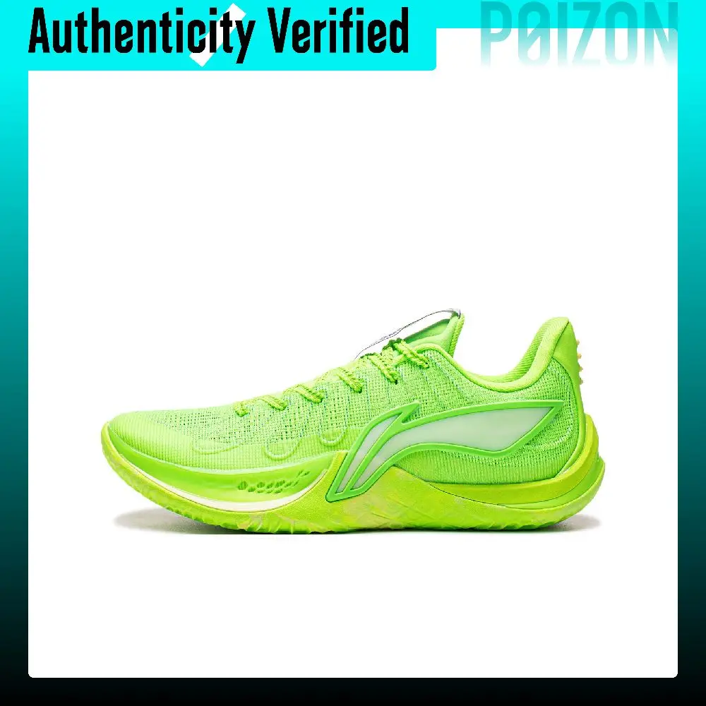Li Ning Sonic 14 Cushioning Slip Resistant Breathable Rebound Grip Low top Basketball Shoes Men's ABAW015-6