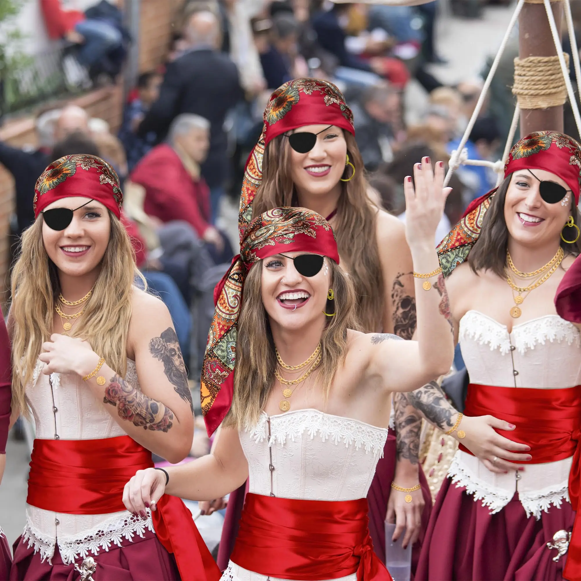 Pirate Costume Accessories for Women, Womens Captain Pirate  display picture 1