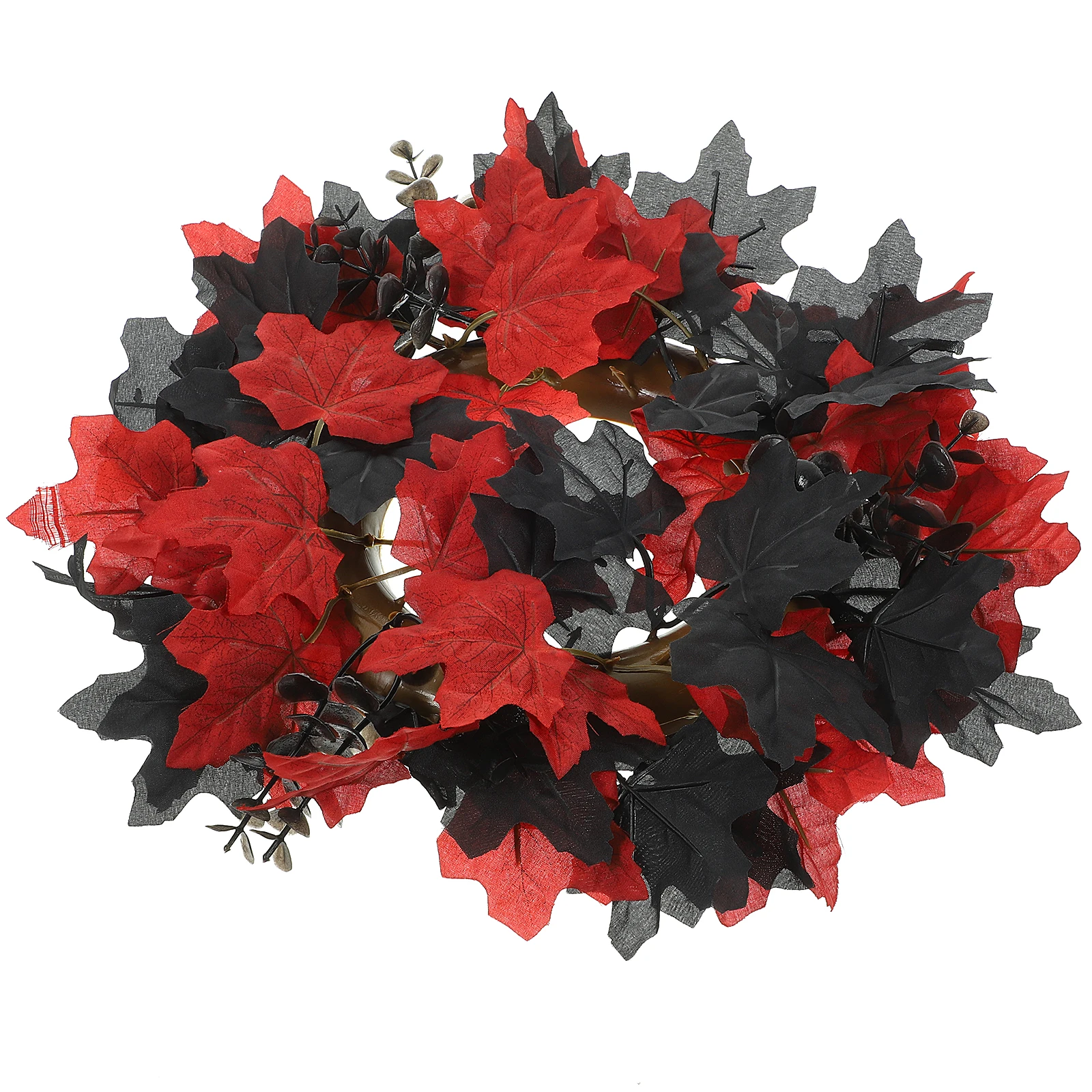 

Artificial Garland Halloween Wreath Harvest Decor Leaf Decorate Door Silk Cloth Decoration Decorations Fall Decorative Party
