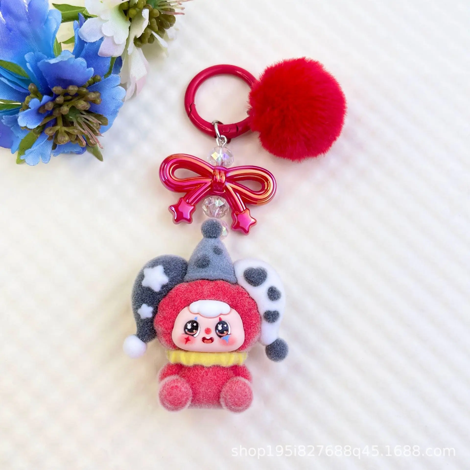 1PCSNew نموذج كيس فول السيرك زوجين سيارة المفاتيح حقيبة شماعات الديكور العصرية لعبة المفاتيح