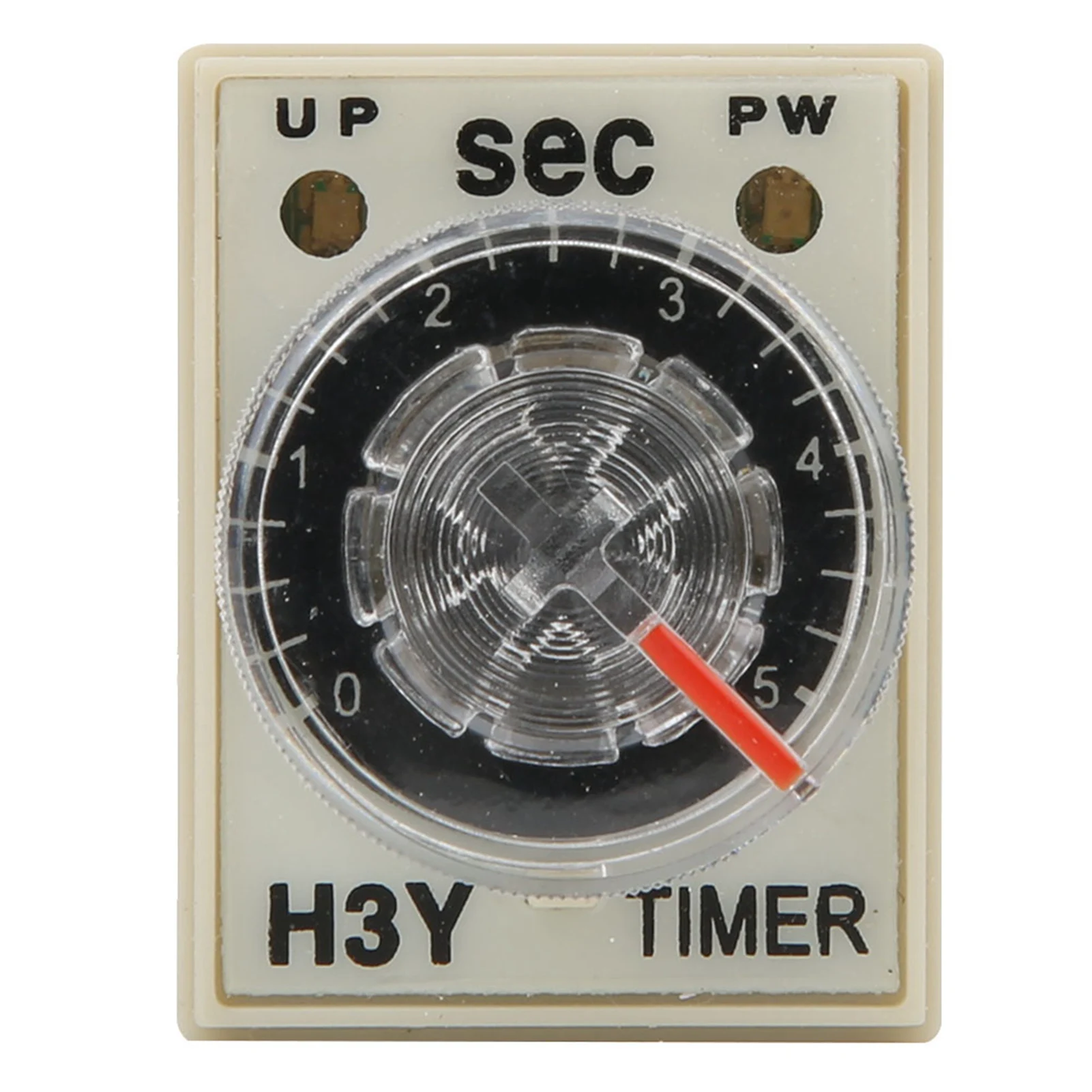 H3Y-2 Delay Timer 8P Timer Relay 0~5 Second Dial Type Timing 5A for Multiple Purpose 12VDC