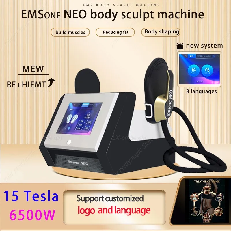 

Профессиональный Emsone NEO 15 Tesla 6500 Вт Ems машина для похудения тела Hiemt Nova машина для коррекции фигуры, сжигания жира, стимуляции мышц