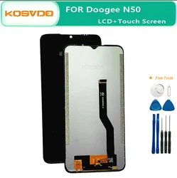 DOOGEE N50 LCD 디스플레이 및 터치 스크린 100%, 정품 LCD 디지타이저 유리 패널 교체, doogee n50S n50PRO n50Plus LCD용, 6.52 인치