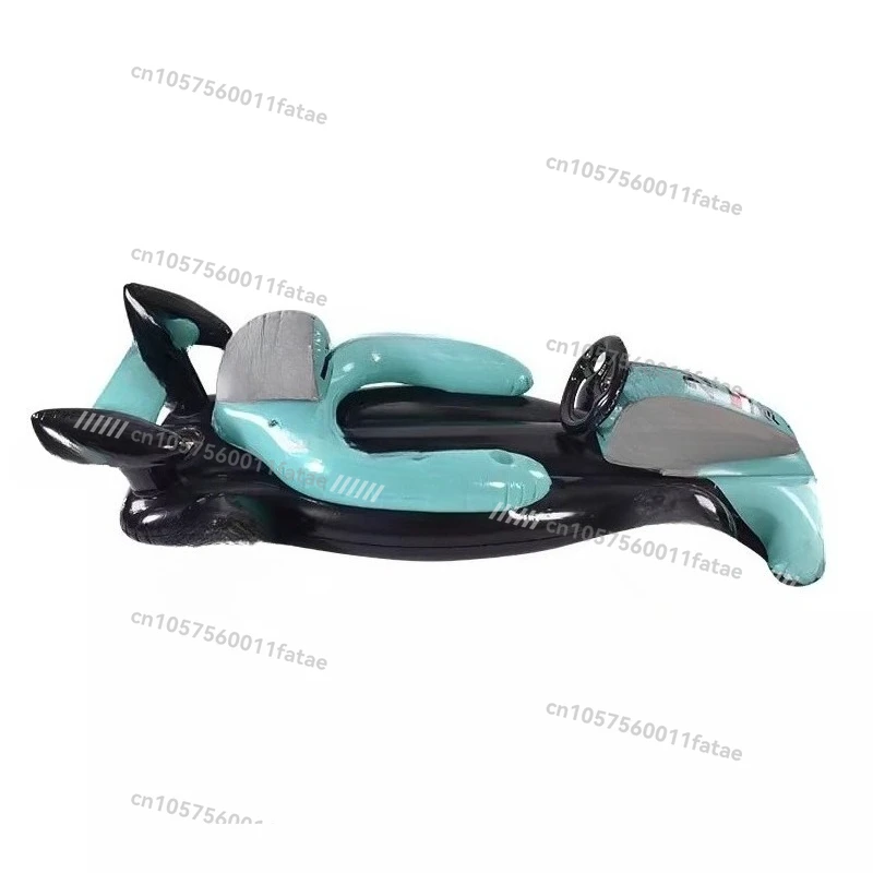 

New Large Water Inflatable Floating Row Yacht Large Portable Seat Toy