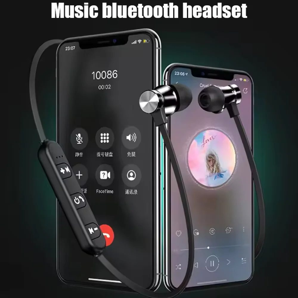 

XT-11 Bluetooth 4.2 Wireless Earphone Sports Headset Waterproof Earbuds Neckband Magnetic Headphone With Mic For Samrtphones