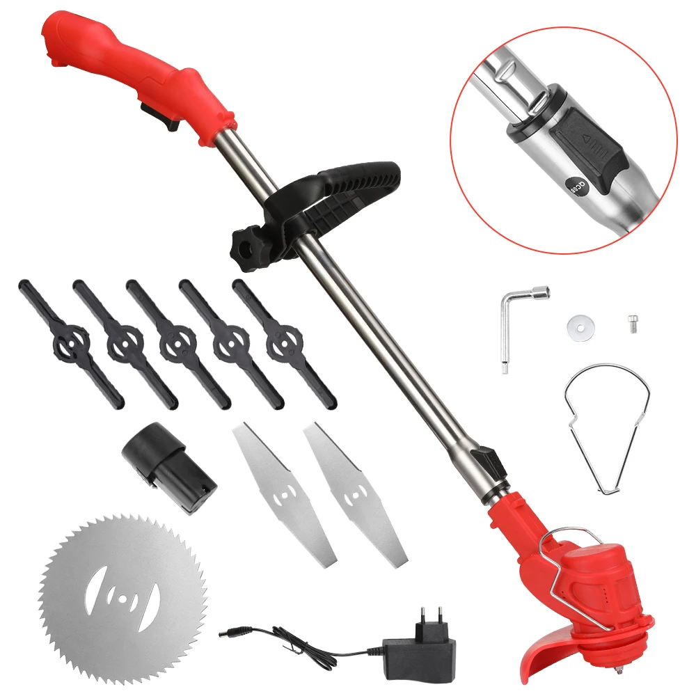 

High Quality Handheld Electric Lawn Mower Rechargeable Battery Cordless Small Home Electric Lawn Mower