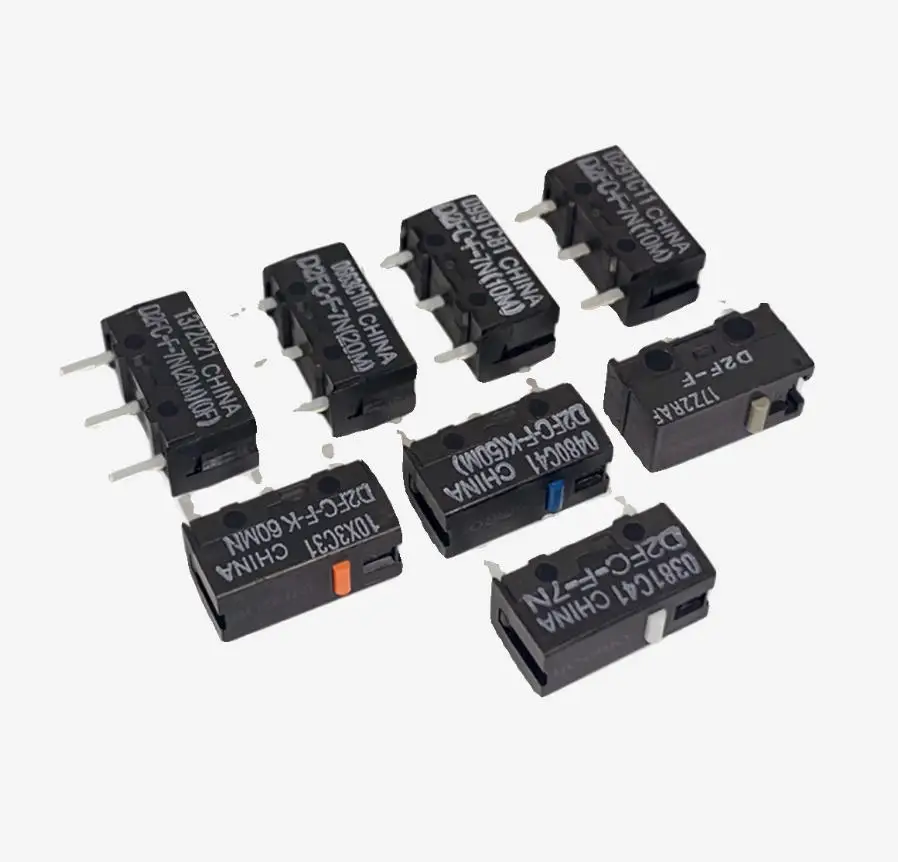 2PCS Original D2FC mouse micro switch button D2FC-F-7N 10M 20M OF D2FC-F-K 50M for omron