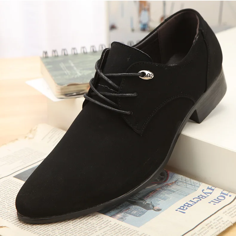 

Spring Autumn New High Quality Men's Leather Shoes British Style Formal Business Casual Shoes Matte Versatile Work Men's Shoes
