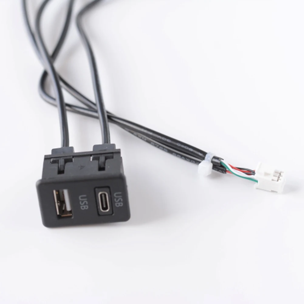 1 Stück Auto-Navigationsgerät 6-Pin zu USB+TYPE-C Audio-Eingang USB-Anschluss Panel-Schnittstelle Autozubehör – Detail 7