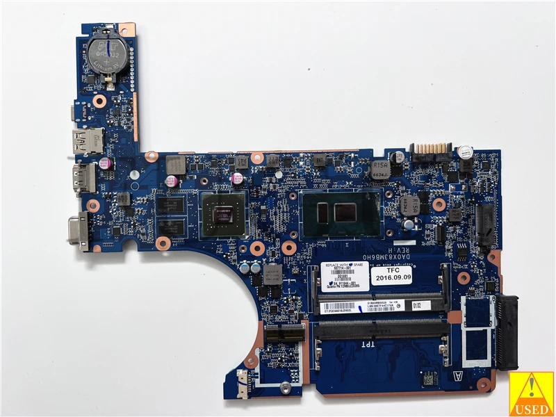 USADO Laptop Motherboard 907714-001 DA0X83MB6H0 PARA 450 G4 i5-7200U Totalmente Testado Trabalho 100%