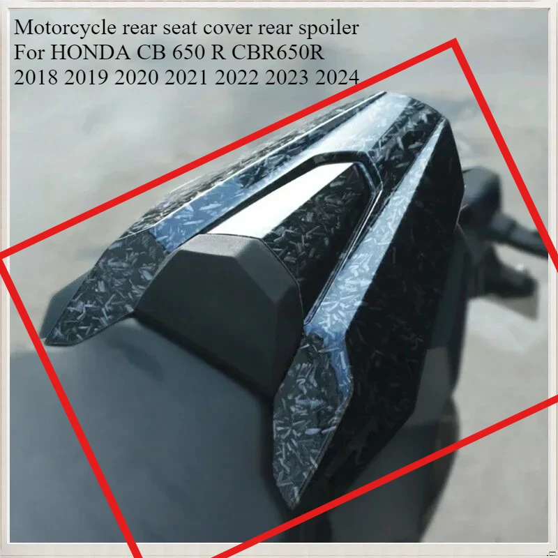 

Motorcycle rear seat cover rear spoiler hump protection for HONDA CB 650 CB650R CBR650R 2018 2019 2020 2021 2022 2023 2024