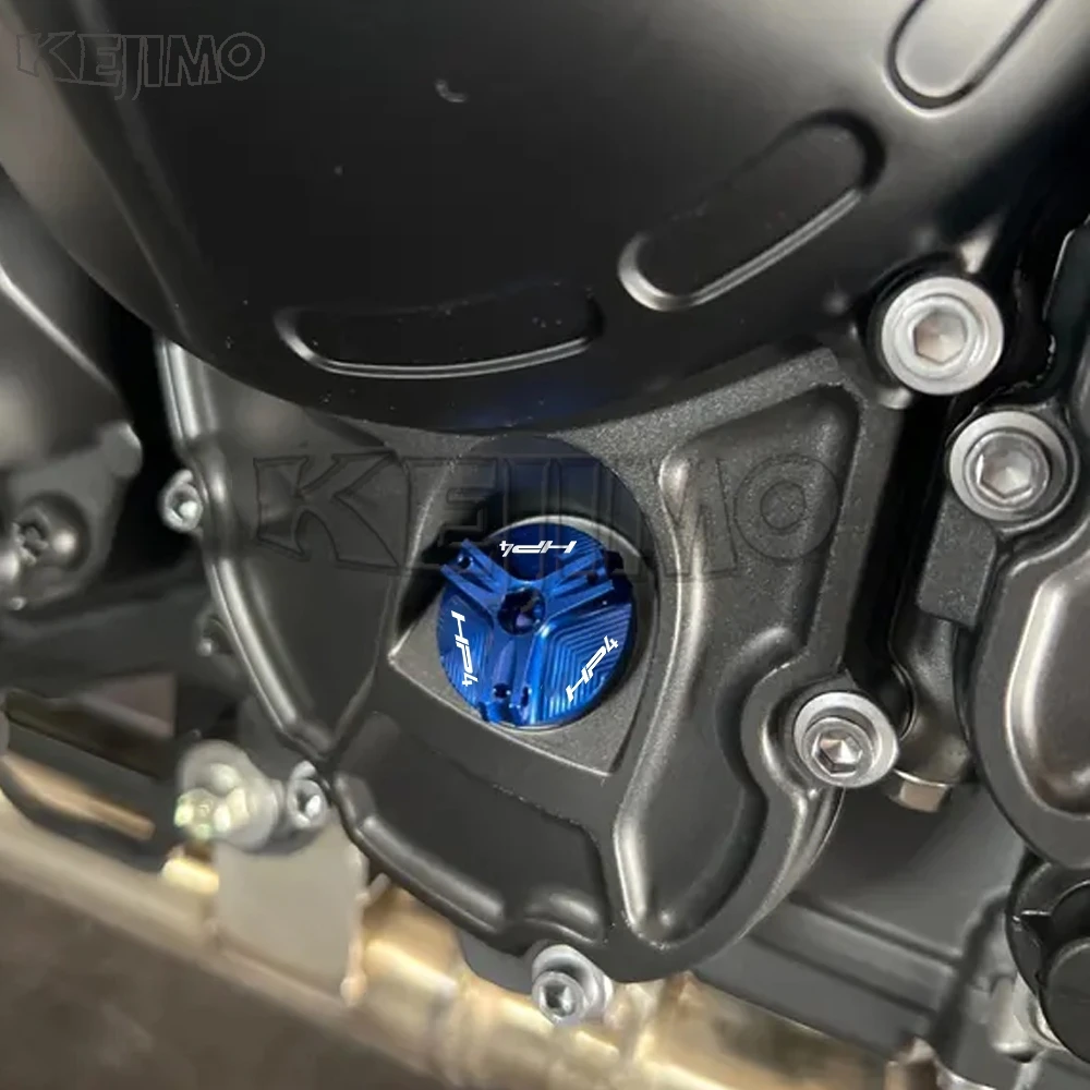 

Motorbike Engine Oil Cup Oil Filler Cap FOR BMW HP4 RACE 2017-2025 M24*2 Aluminum Oil Filter Cup Engine Plug Cover HP4 2013-2014