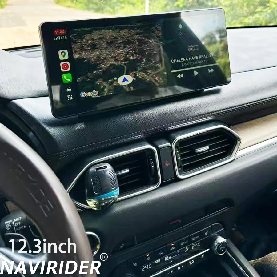 1920*720 car Multimedia video Player Carplay screen For Mazda CX-5 CX5 CX-8 CX8 2016-2025 12.3'' Android 14 NAVIRIDER Stereo