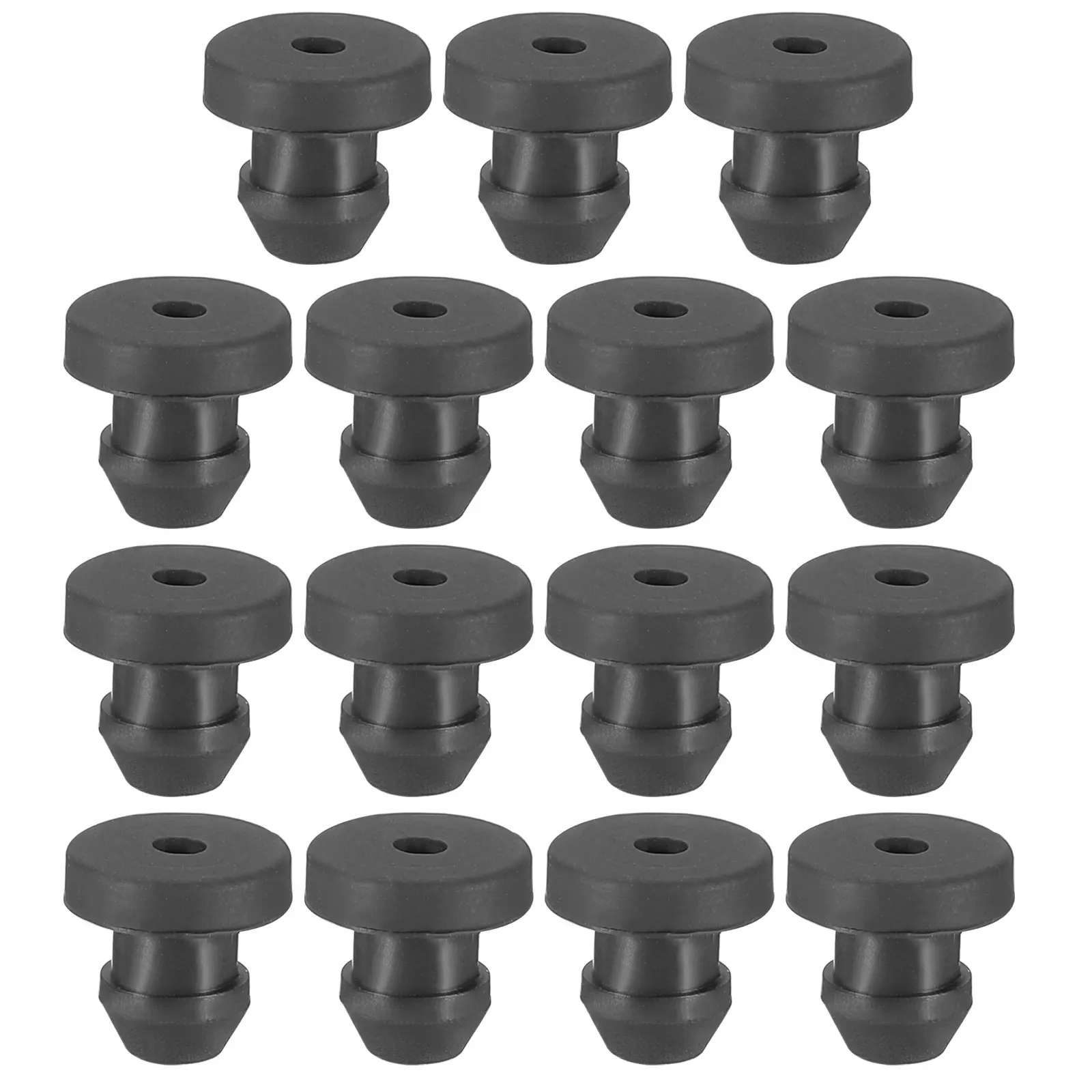 3/12/15Pcs 4.5-60.6mm Silicone Rubber Grommets Top Hat Grommet for Wiring Eyelet Ring Gasket Cable Hole Plugs Wires Protection