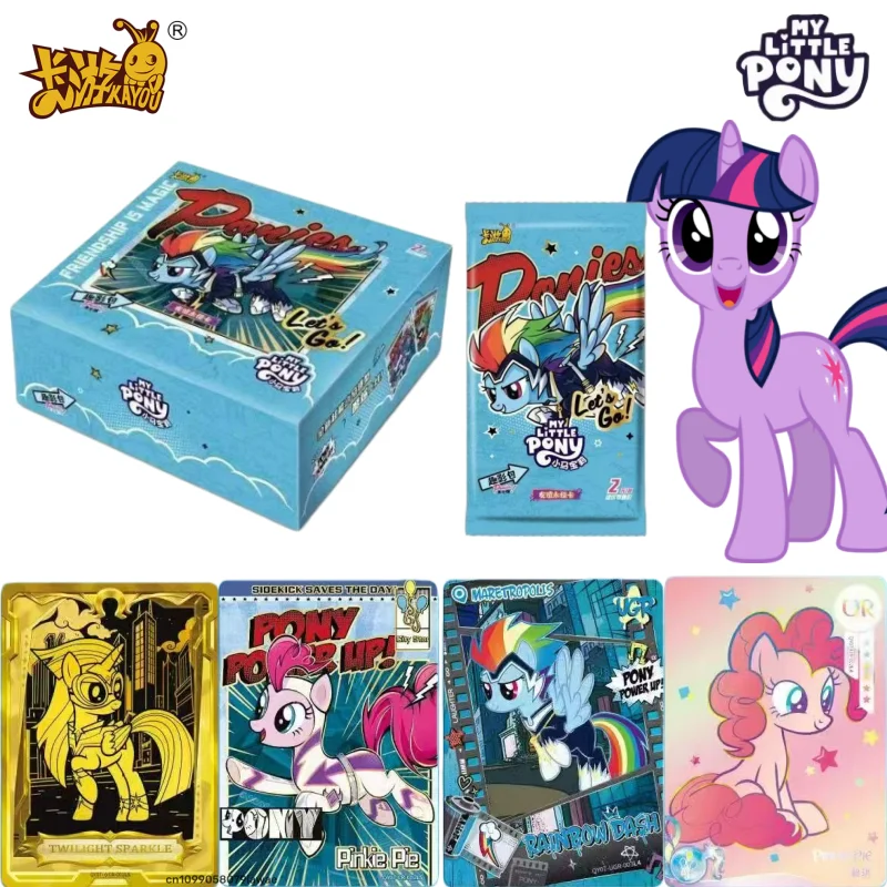KAYOU Genuine New My Little Pony Series Collection Card Friendship Eternal Card Fun Shadow Pack Animation Peripheral Gifts