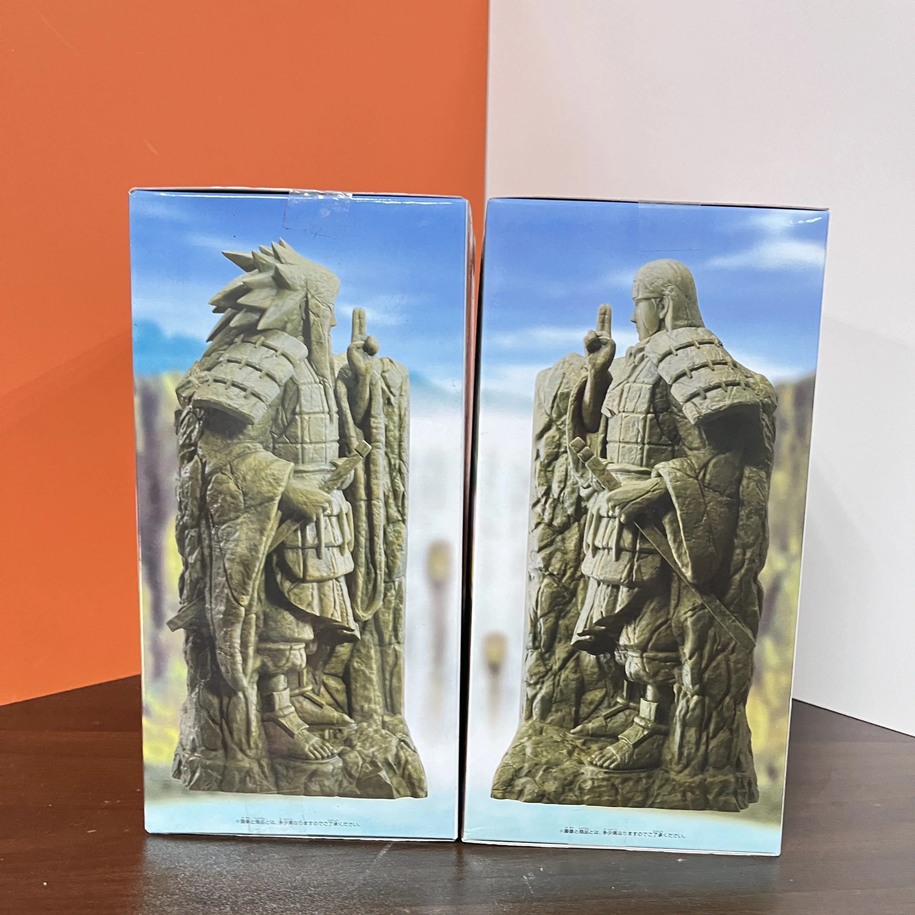 Original BANDAI NARUTO FL THE FINAL VALLEY MADARA UCHIHA HASHIRAMA SENJU Action Figure Toys PVC Model Collection Status