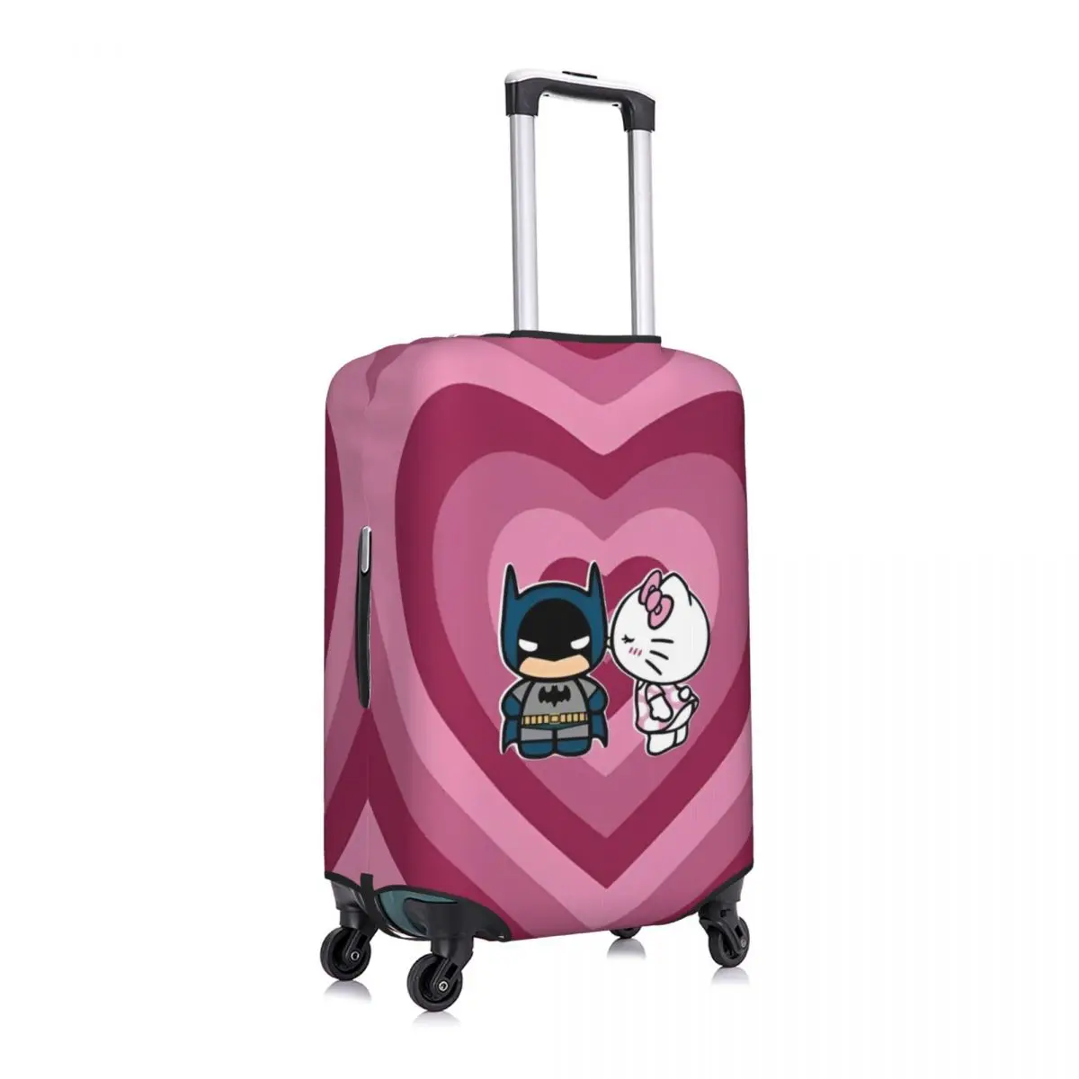 Hello Kitty Heart Suitcase Cover Cruise Trip Protection Holiday Useful Luggage Supplies