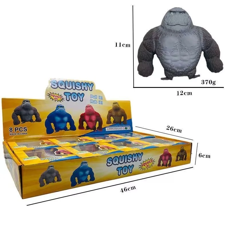 GooJits Super Hero Maxi Baba Orangutan Shark Mummy Squeeze Squishy Rising Anti Stress Toys Figurines Collectible Boys Kids Gift