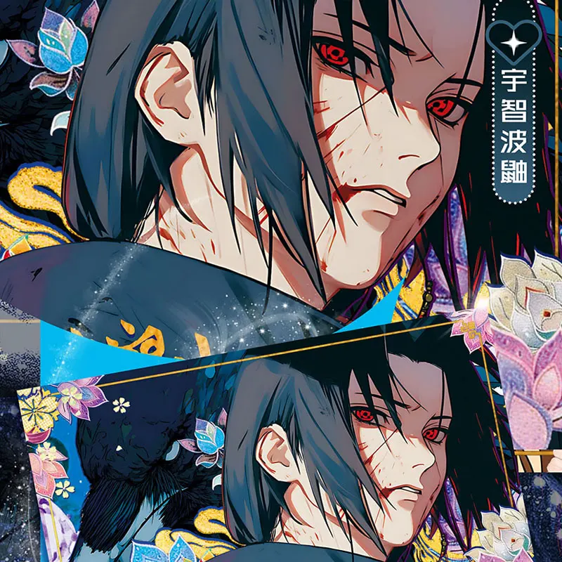 أحدث حافظة لعام 2025 للبيع بالجملة مقاس A5 من Fanxi Culture Naruto 2 لوحة تجميع Sasuke Playing تجارة عمل فني CCG TCG هوايات هدية