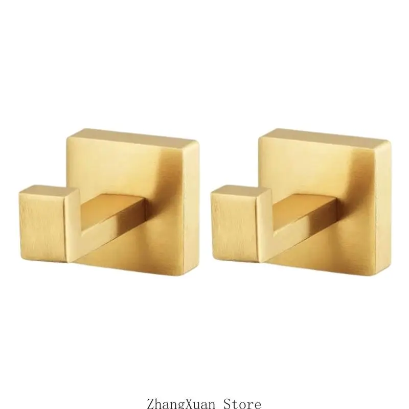 Stahl-Waschraum-Wandhaken mit quadratischer 1,97-Zoll-Montagebasis 3XUF – Detail 8