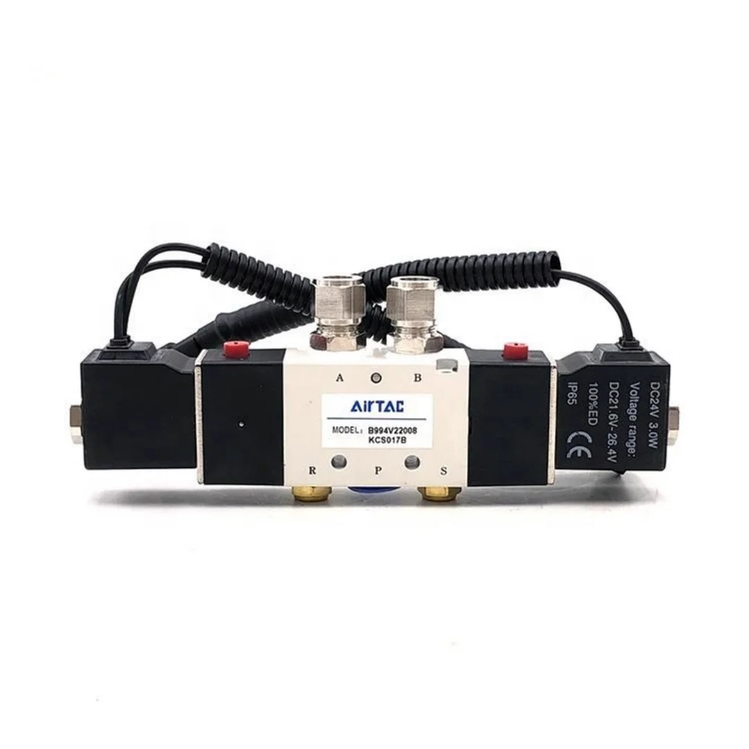 

Sany Crane chassis Double-head pneumatic electromagnetic directional control Valve B99-4V22008-KCS0