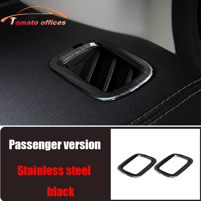 

Stainless steel Car front Small Air Outlet Decor Sticker Cover Frame Accessories For Great Wall Cannon Gwm Poer Ute 2021 2022