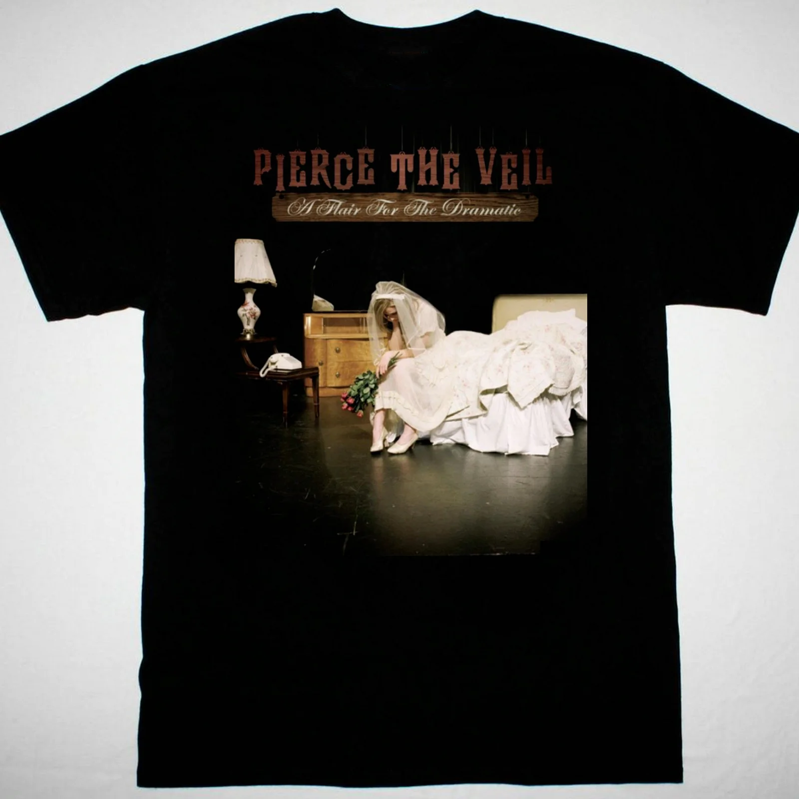 Pierce The Veil A Flair For The Dramatic T-Shirt Black Cotton All Sizes S-3Xl