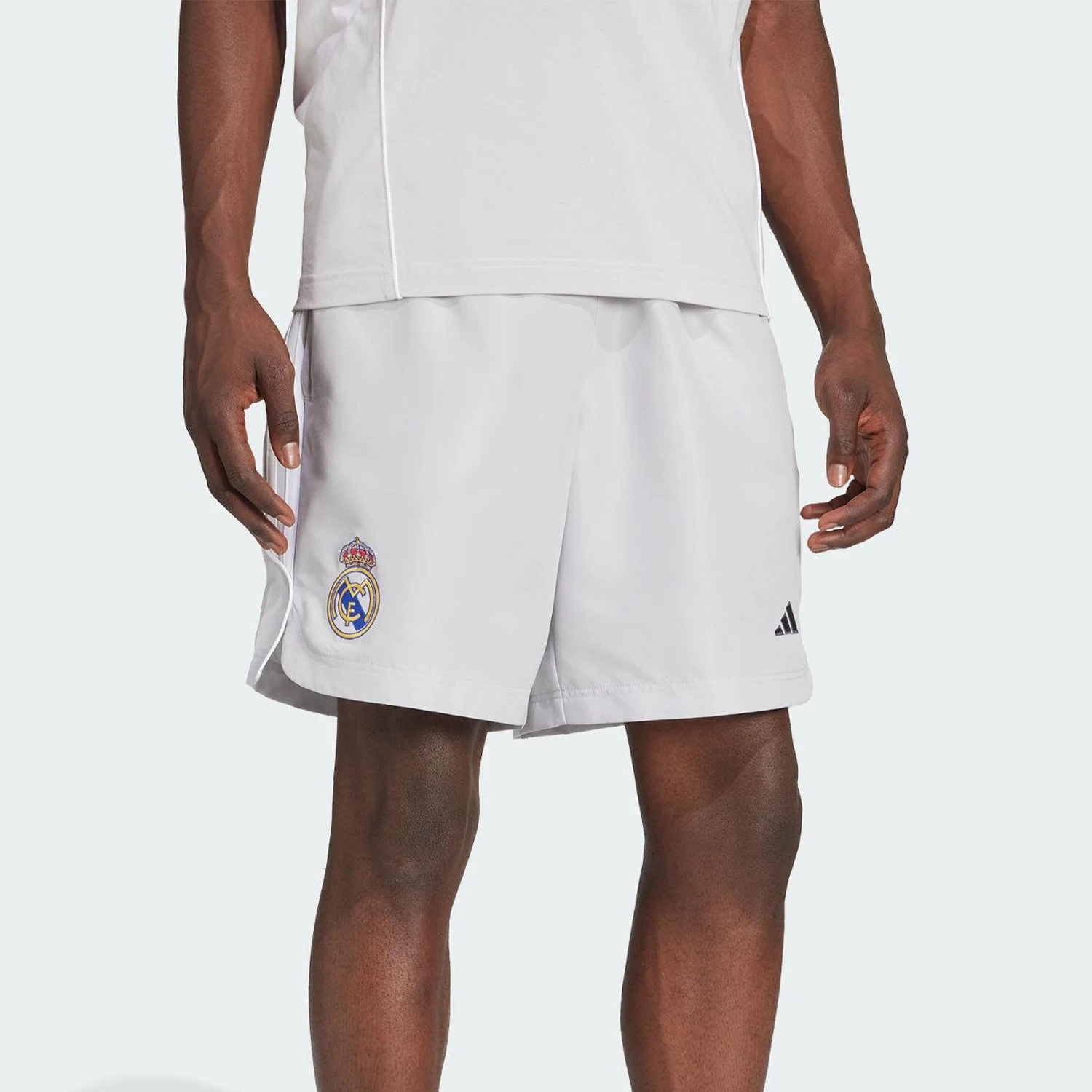 

Adidas genuine 2025 Summer Collection Men's Woven Loose Football Shorts JN3067