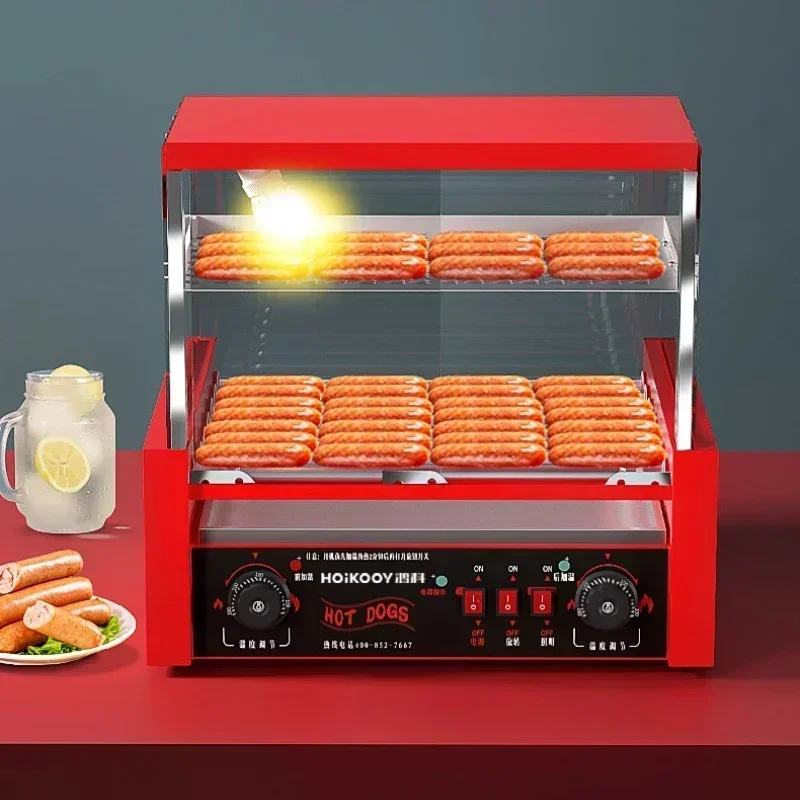 Commercial Fully Automatic Sausage Making Machine – Large Volume, Smart Hot Dog Maker for Night Market Stalls