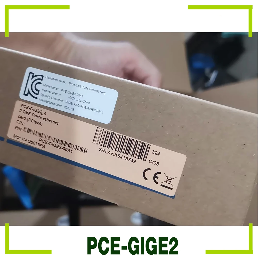 PCE-GIGE2 For Advantech PCE-GIGE2-00A1 Machine Vision Dedicated Industrial Network Card 2 4-port Gigabit Network Card