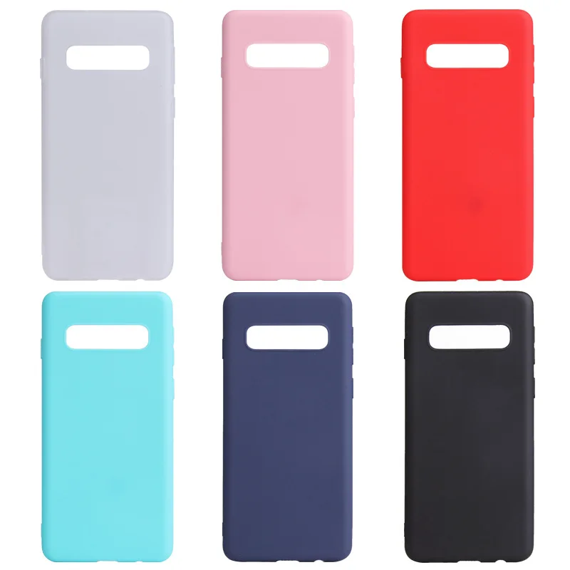 Bonbonfarbene Silikon-Softcover für Samsung Galaxy S10 Lite S10 S7 S8 S9 Plus Note 8 9 10 Plus Hülle – Detail 1