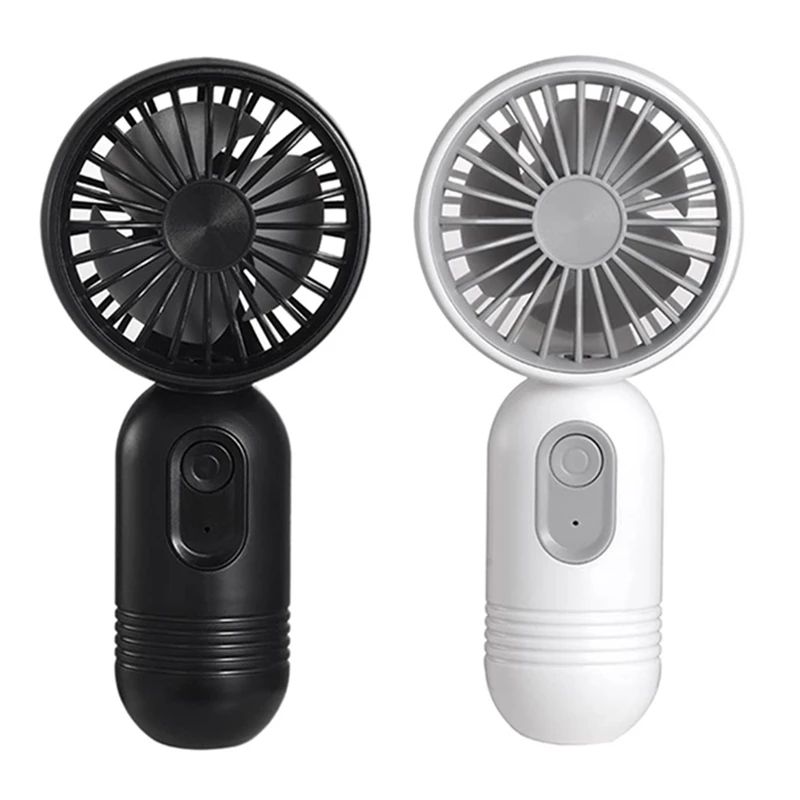 

2PCS Portable Handheld Mini Fan USB Rechargeable Personal Fan With 3 Speeds For Travel/Camping/Outdoor