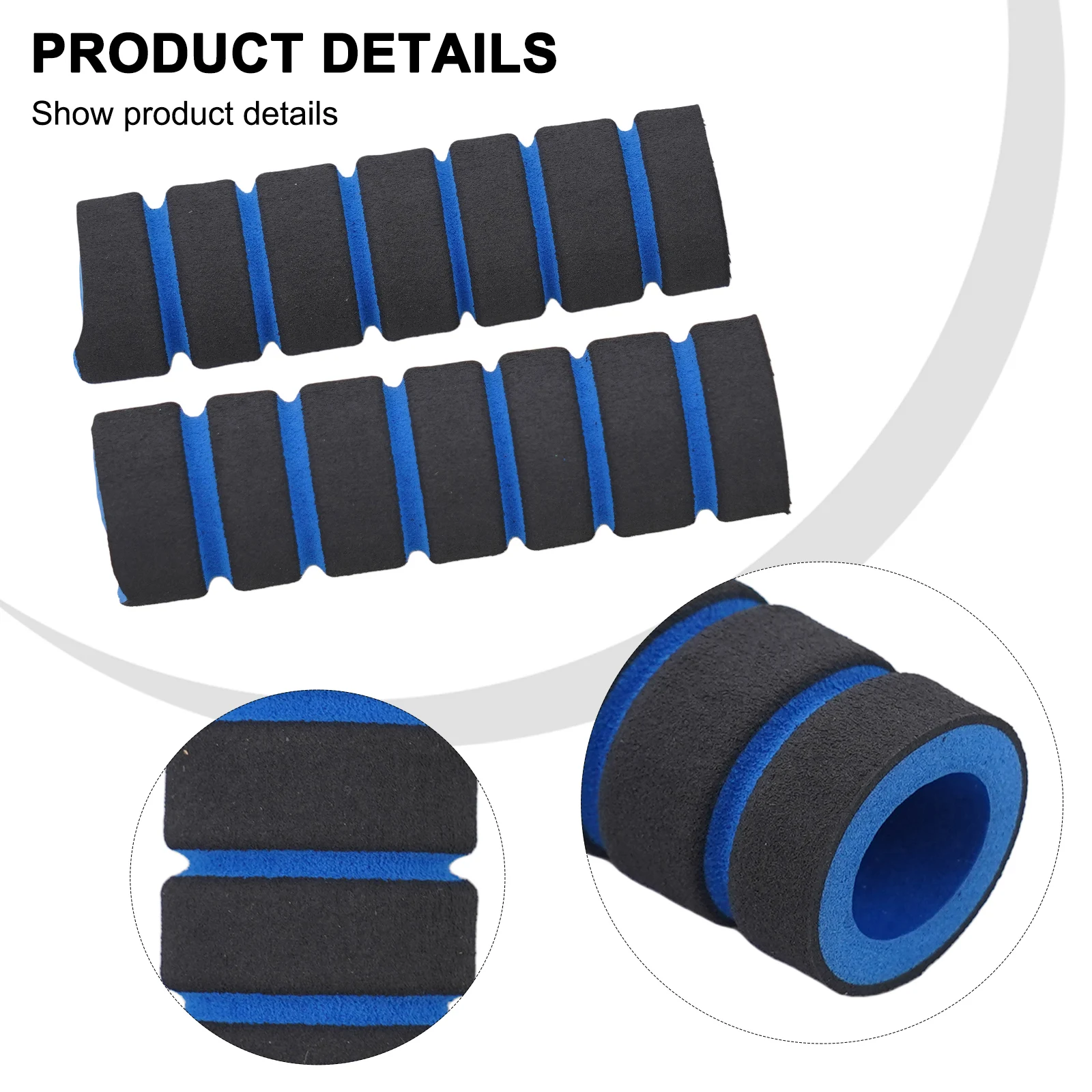 1Pair Bicycle Sponge Handle Bike Racing Bicycle Motorcycle Handle Hand Bar Grip Foam Sponge Cover Case Bike Parts Components