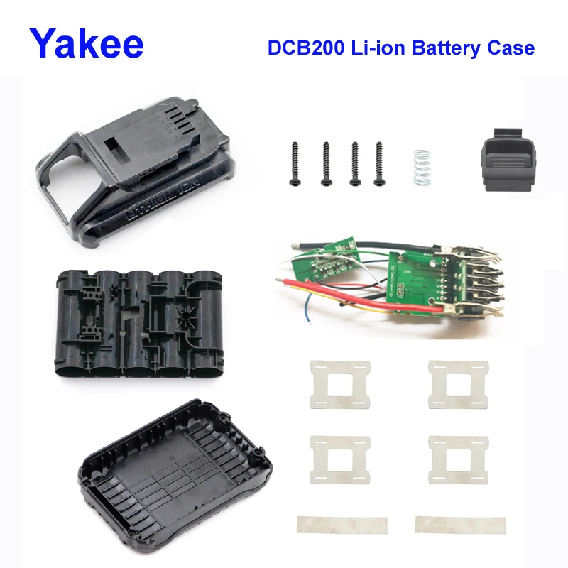 DCB200 Battery Box Case 21700  PCB Charging Protection Circuit Board For Dewalt 18V 20V 3.0Ah 6Ah Tool