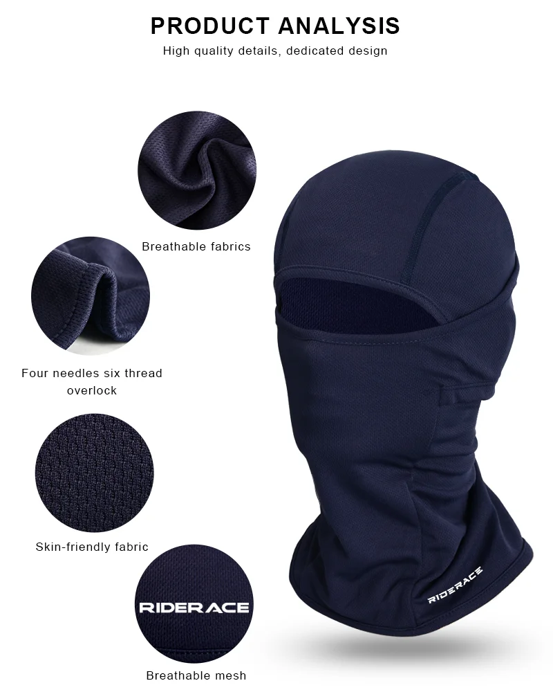 Cycling Balaclava Summer Breathable Bike Scarf For Men Women Fishing Hiking Sport Quick-Drying Cap Spring Bicycle Full Face Mask